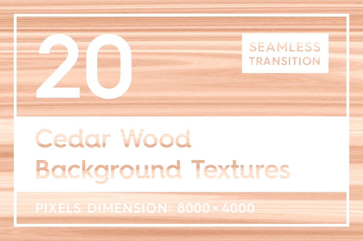 20 Cedar Wood Background Textures cover image.