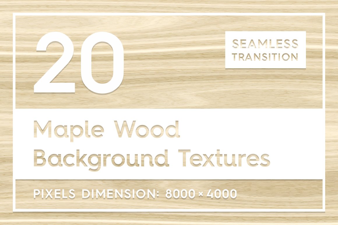 20 Maple Wood Background Textures cover image.