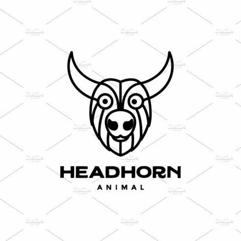 buffalo or mountain goat head logo cover image.