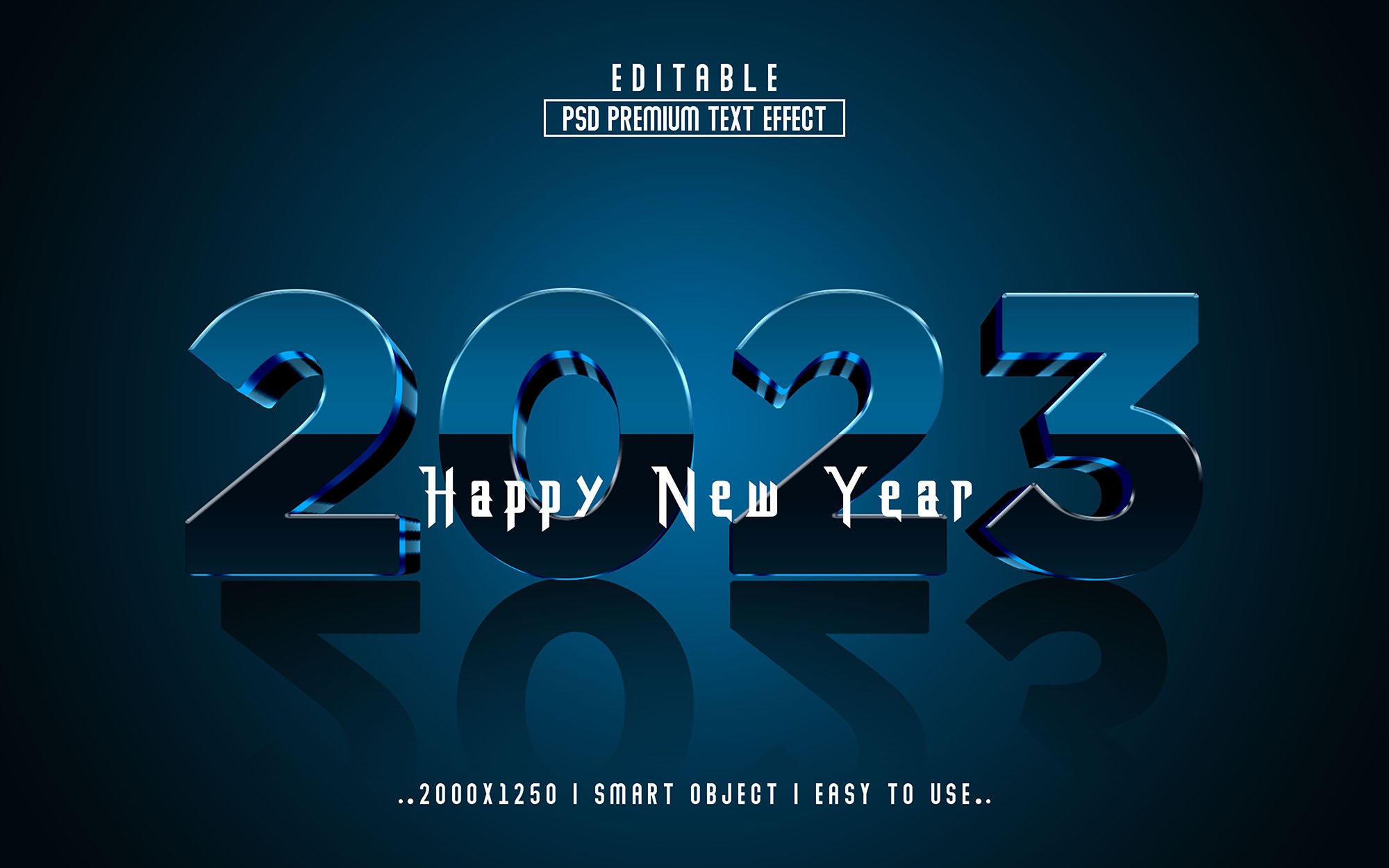 Happy new year 2013 wallpaper with a blue background.