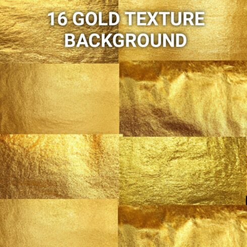 Gold Texture and background Bundles | Gold Texture and background for 3D Logos cover image.