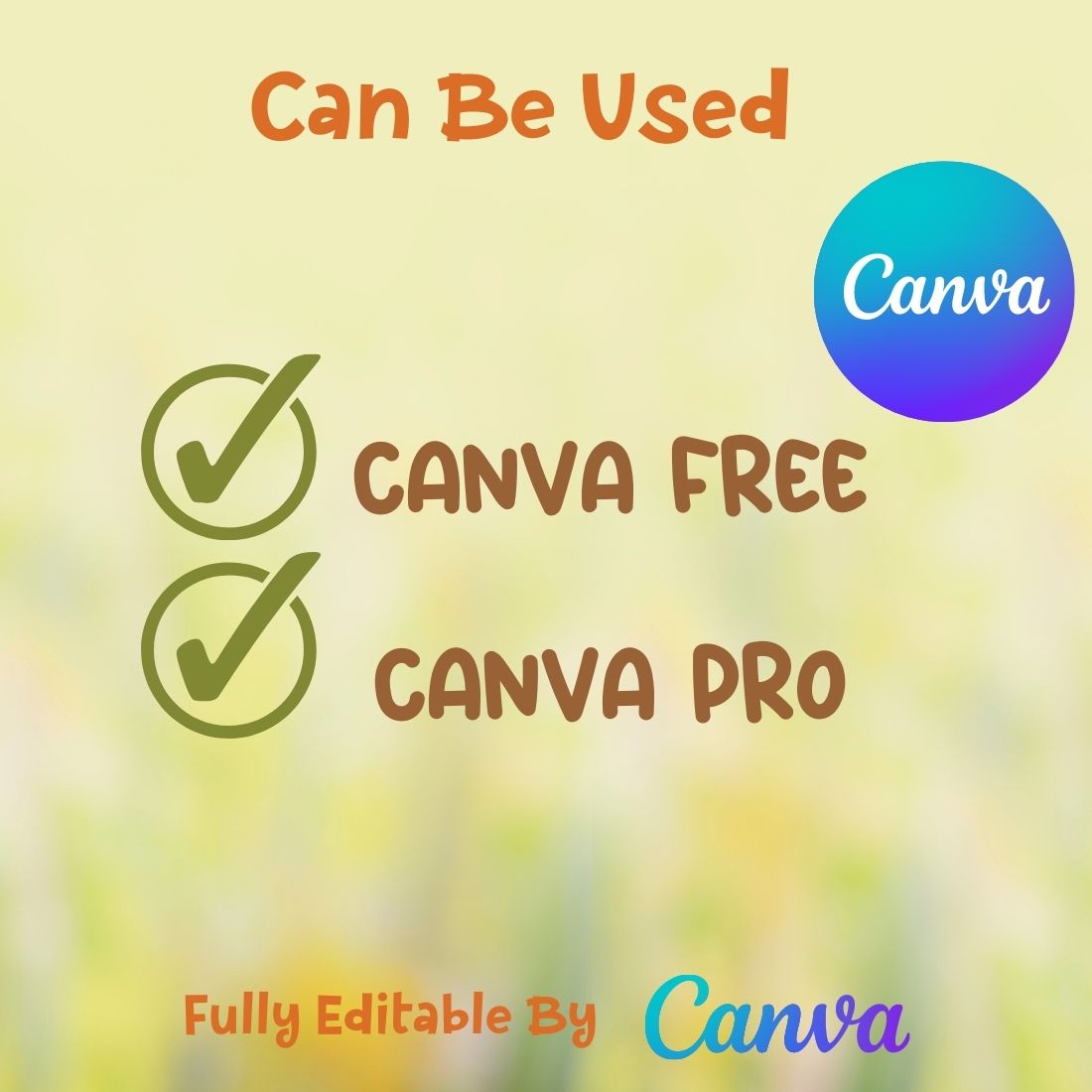 Blurry photo of a camera with the text can be used canva free.