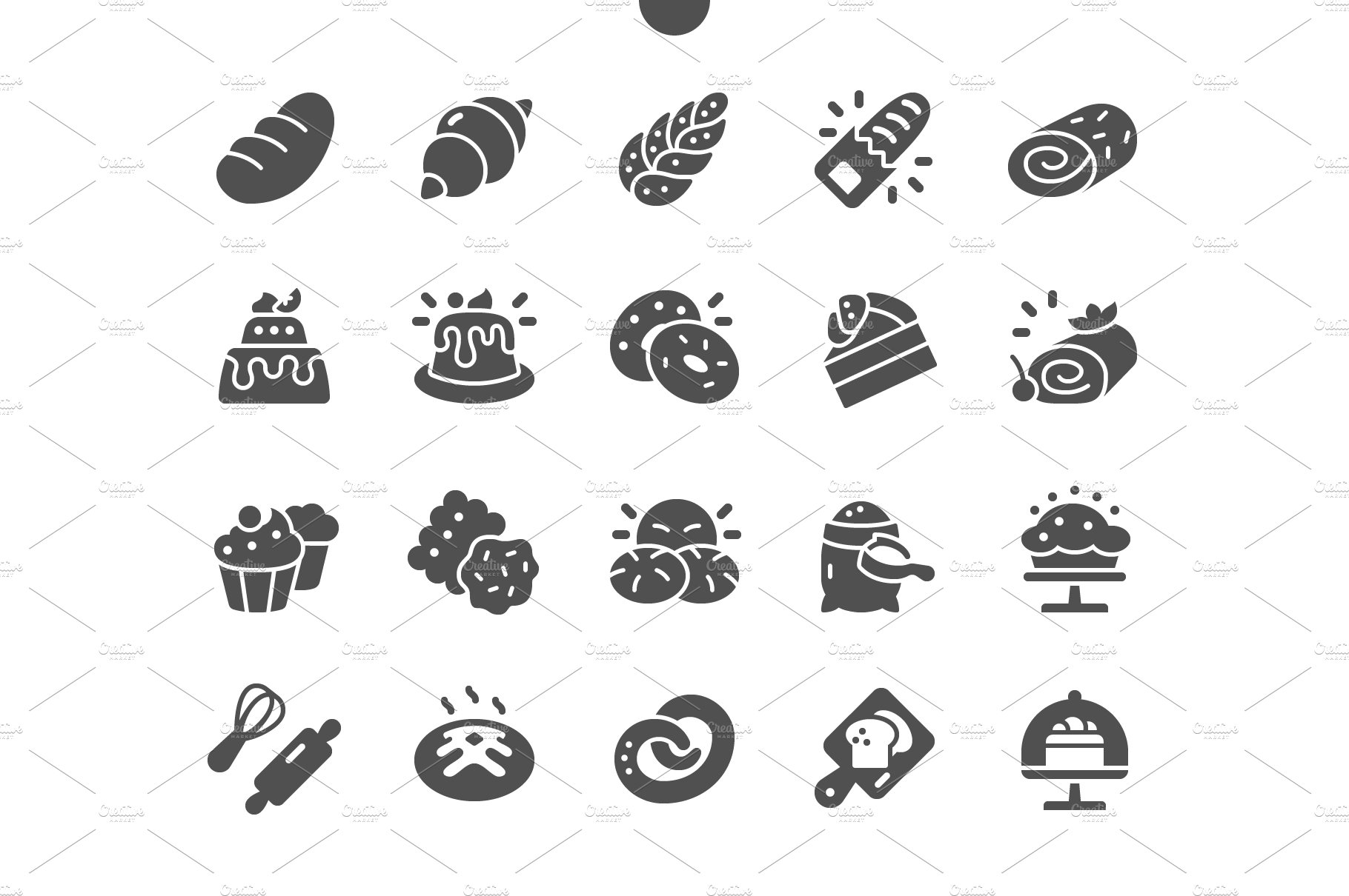 Bakery Icons cover image.