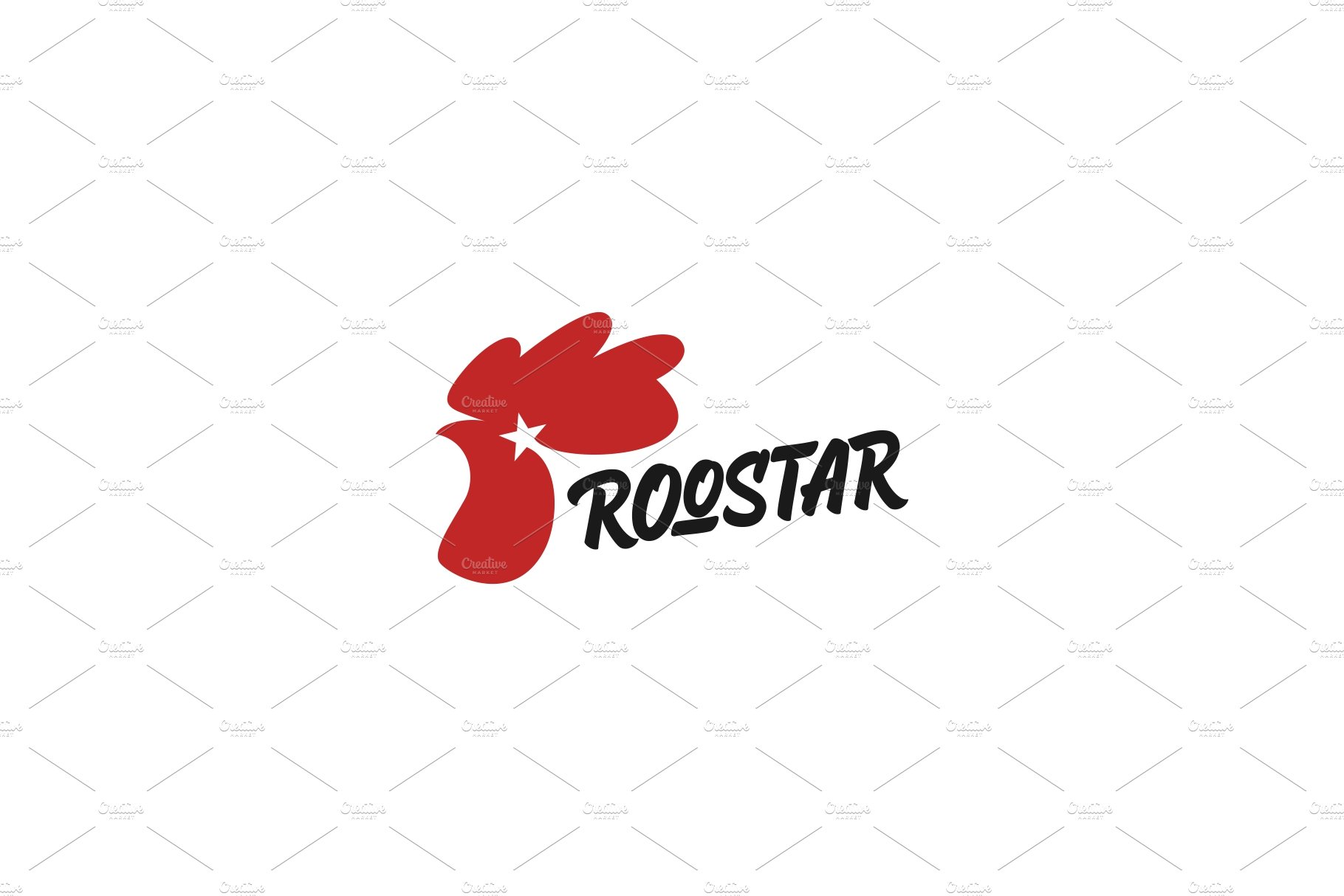 roostar rooster star head logo cover image.