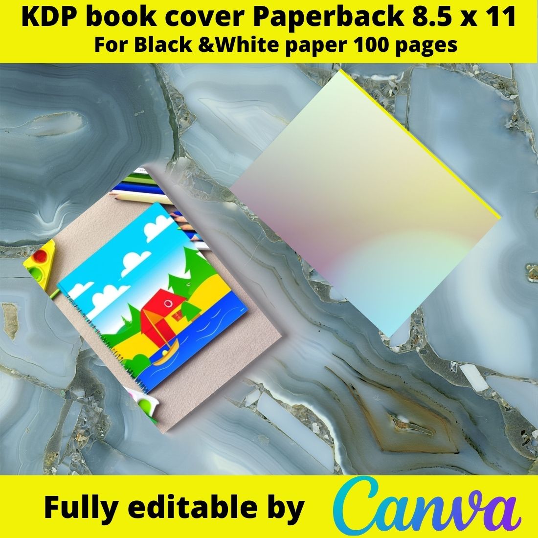 Picture of a book cover with a colorful background.