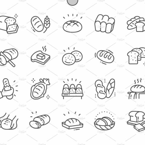 Bread Line Icons cover image.