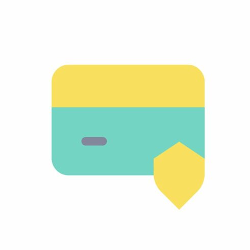 Payment card security svg ui icon cover image.