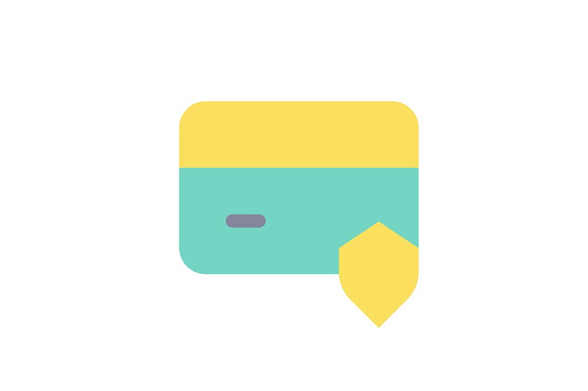 Payment card security svg ui icon cover image.