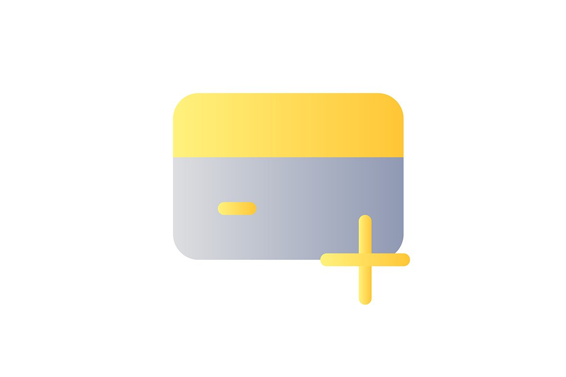 Open new bank account svg ui icon cover image.