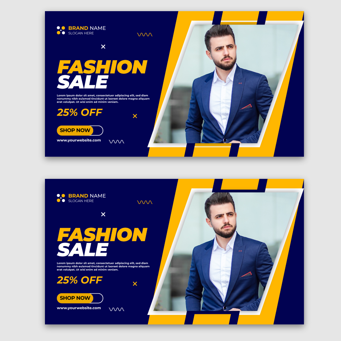 Web Banner Template Design preview image.