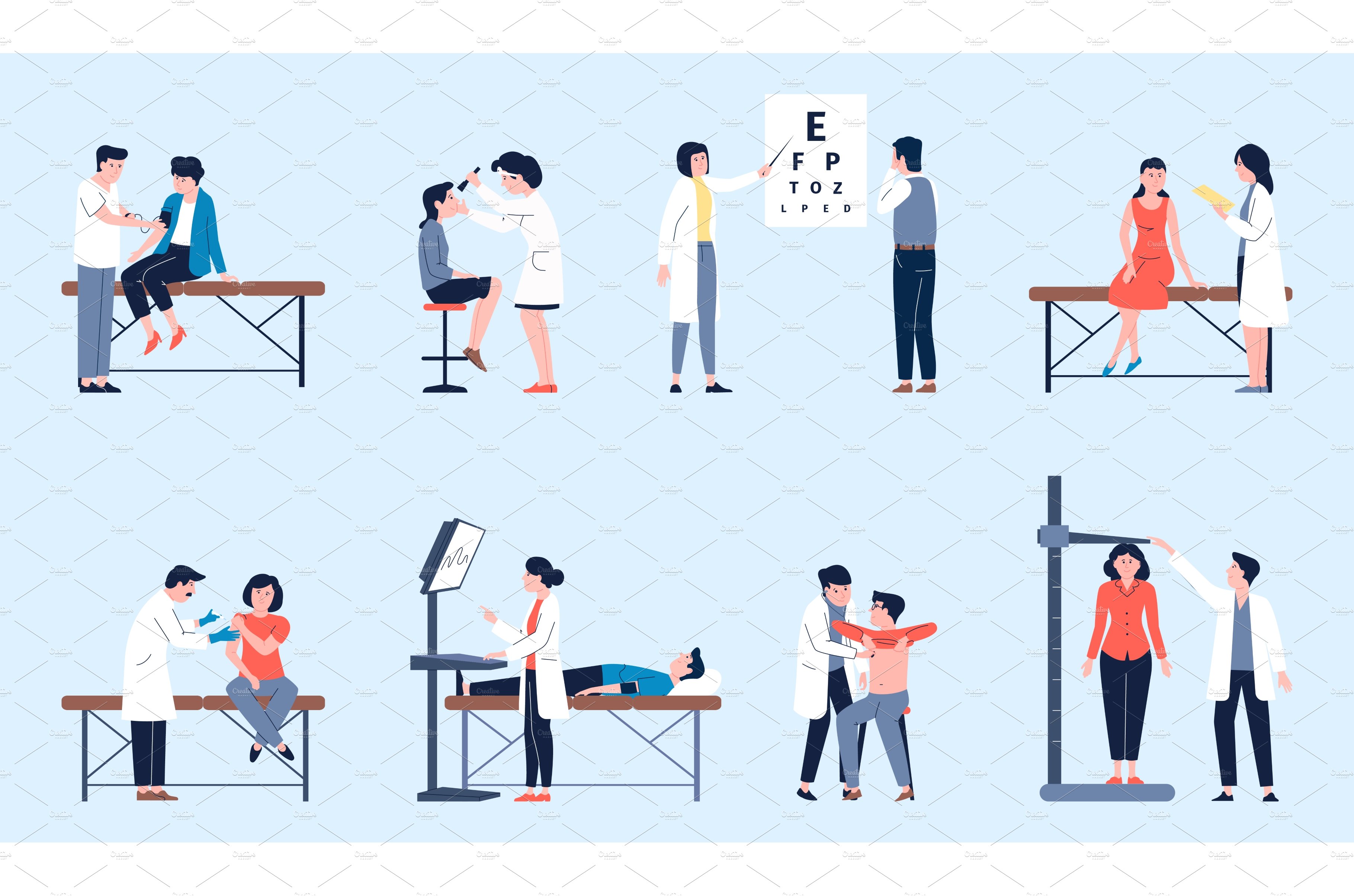 Medical check up, healthcare policy cover image.