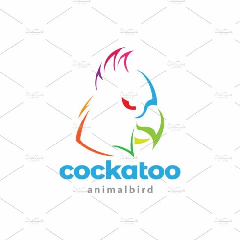 face head colorful cockatoo logo cover image.