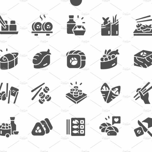 Sushi Icons cover image.