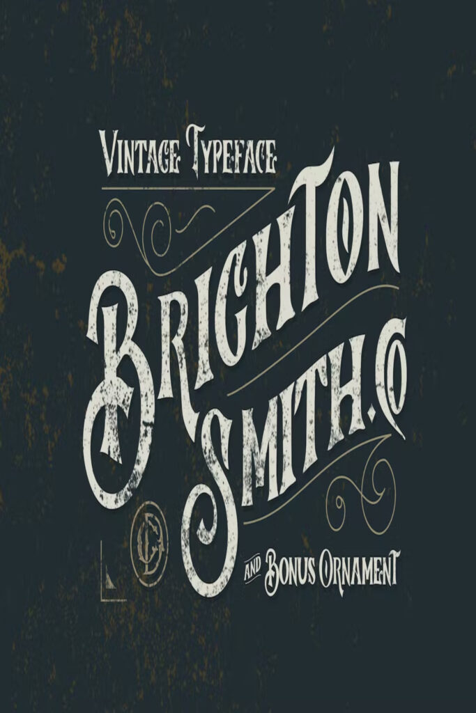 Brighton Smith Typeface - MasterBundles