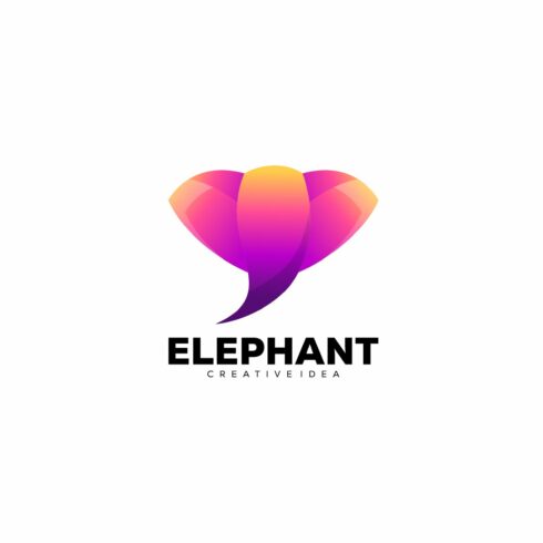 elephant logo illustration design cover image.