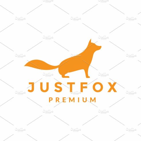 modern shape fox little orange logo cover image.