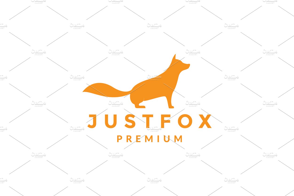 modern shape fox little orange logo cover image.