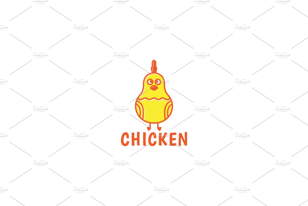animal pets chicken rooster logo cover image.