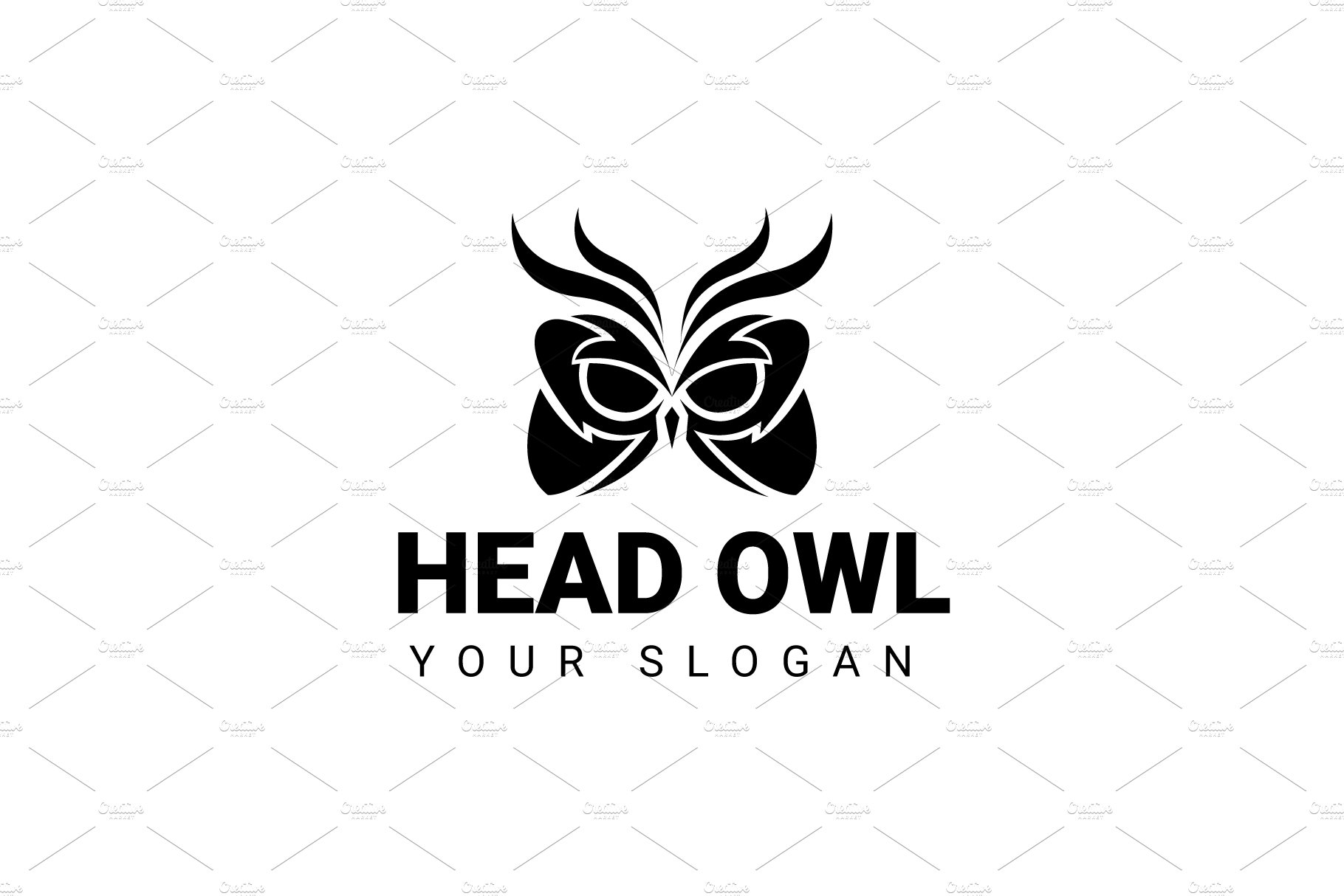 Owl logo vector icon illustration cover image.