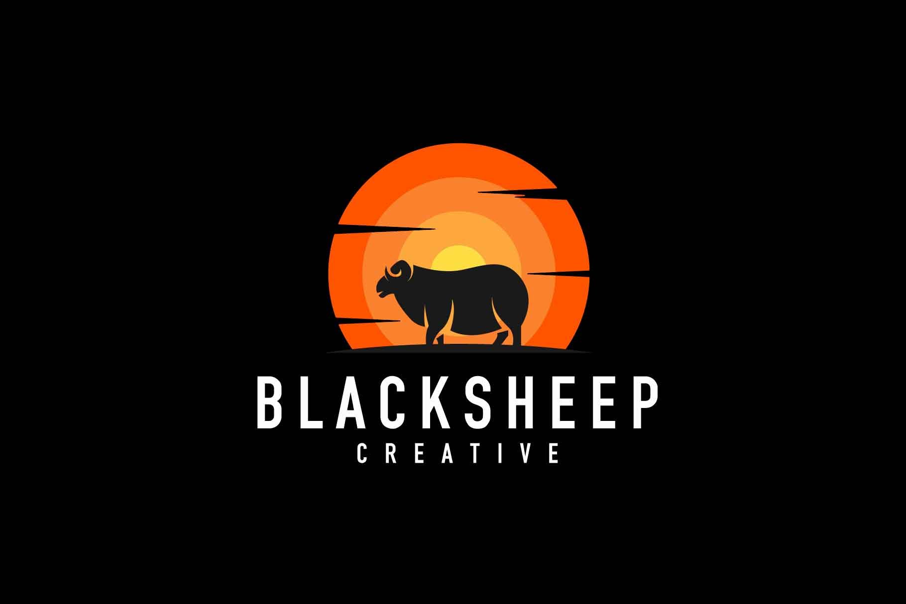 silhouette black sheep logo cover image.