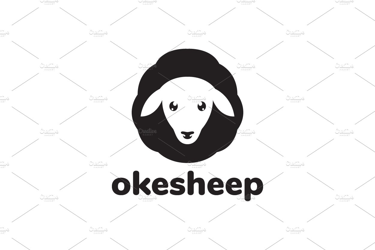sheep with black fleece logo design cover image.