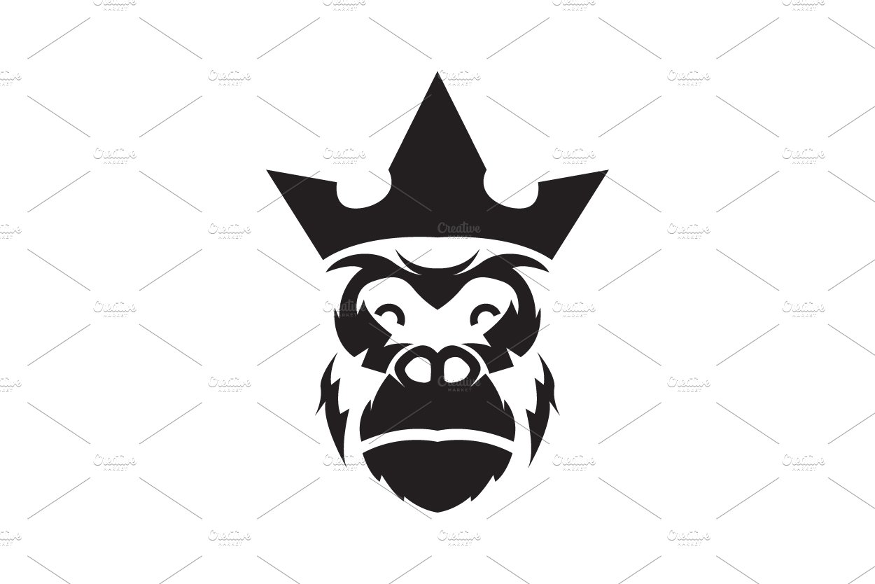 face gorilla black with crown logo cover image.