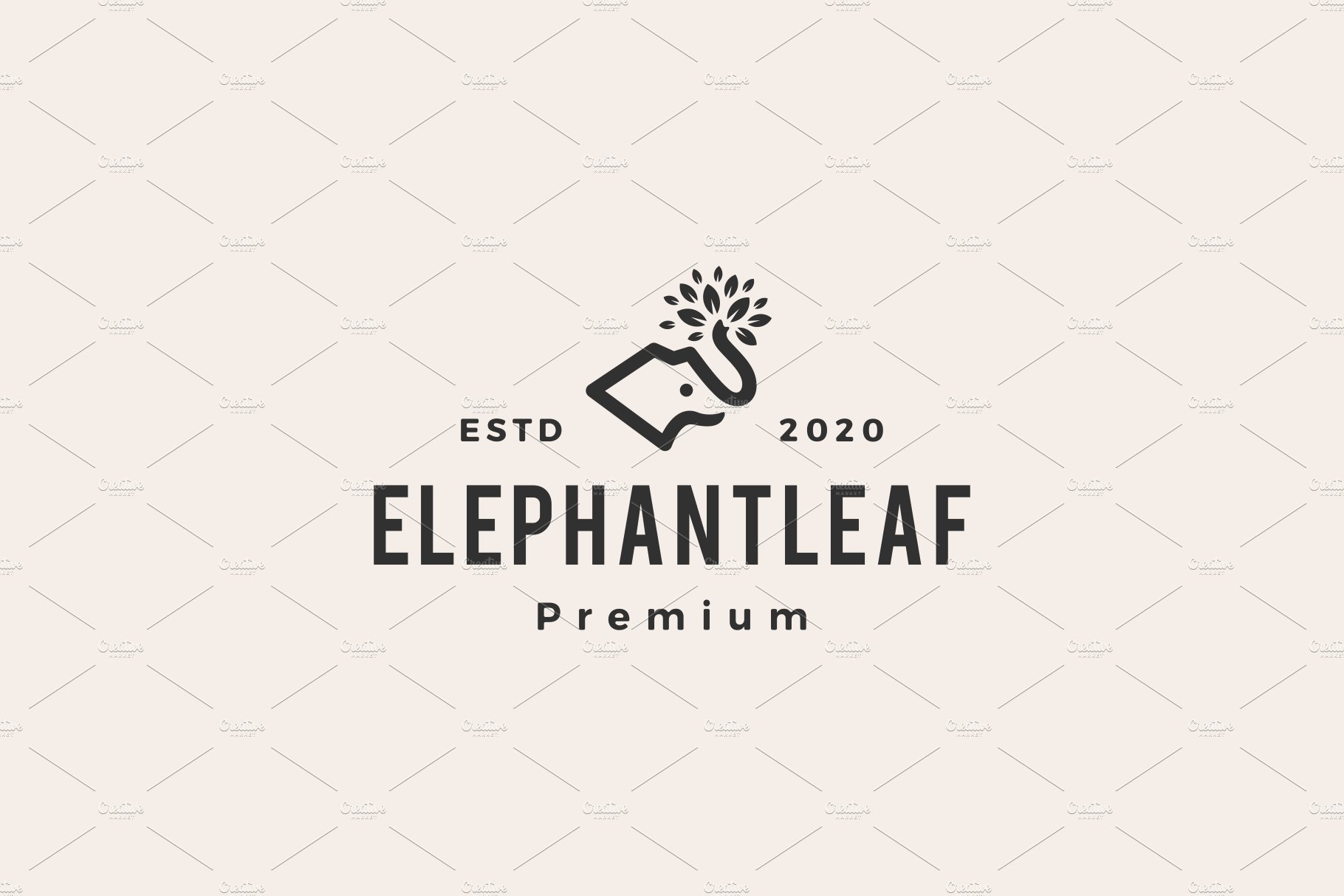 elephant leaf leaves tree hipster cover image.