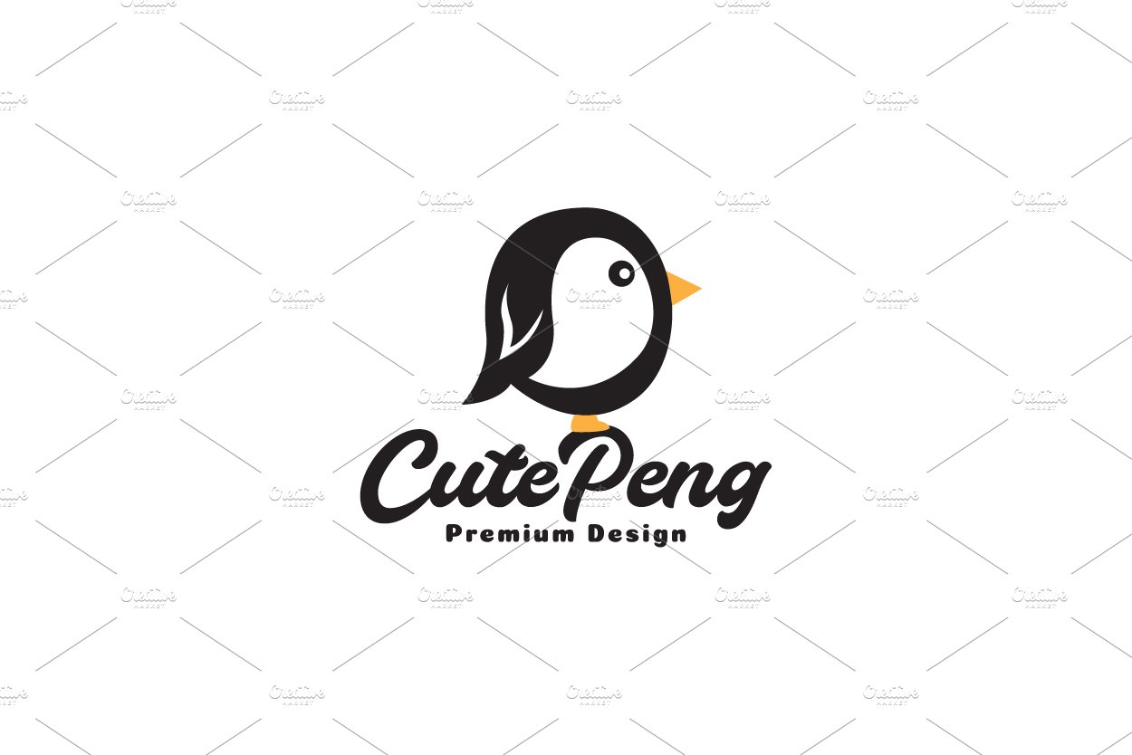 cute baby penguins cartoon