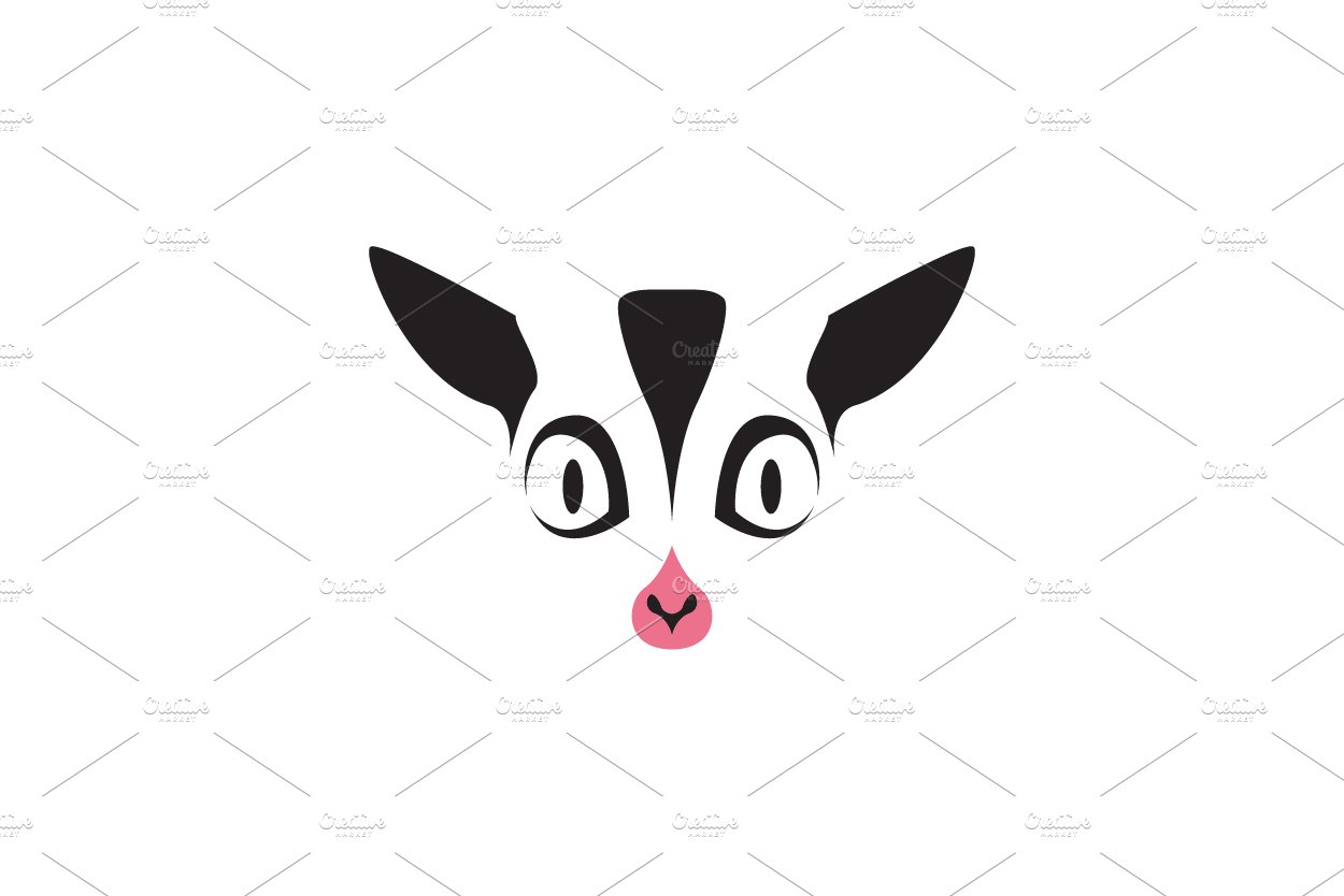 head cute flying squirrel logo cover image.