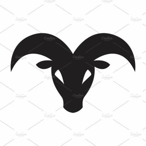 silhouette face mountain goat logo cover image.