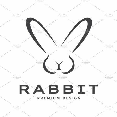 animal long ears rabbit logo cover image.