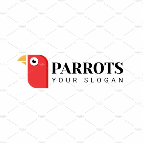 Parrot Logo Icon Vector Illustration cover image.
