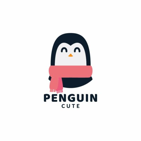 cute cartoon penguin logo cover image.