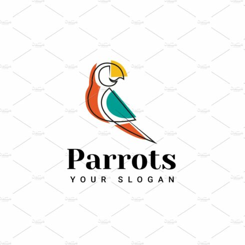 Parrot Logo Icon Vector Illustration cover image.