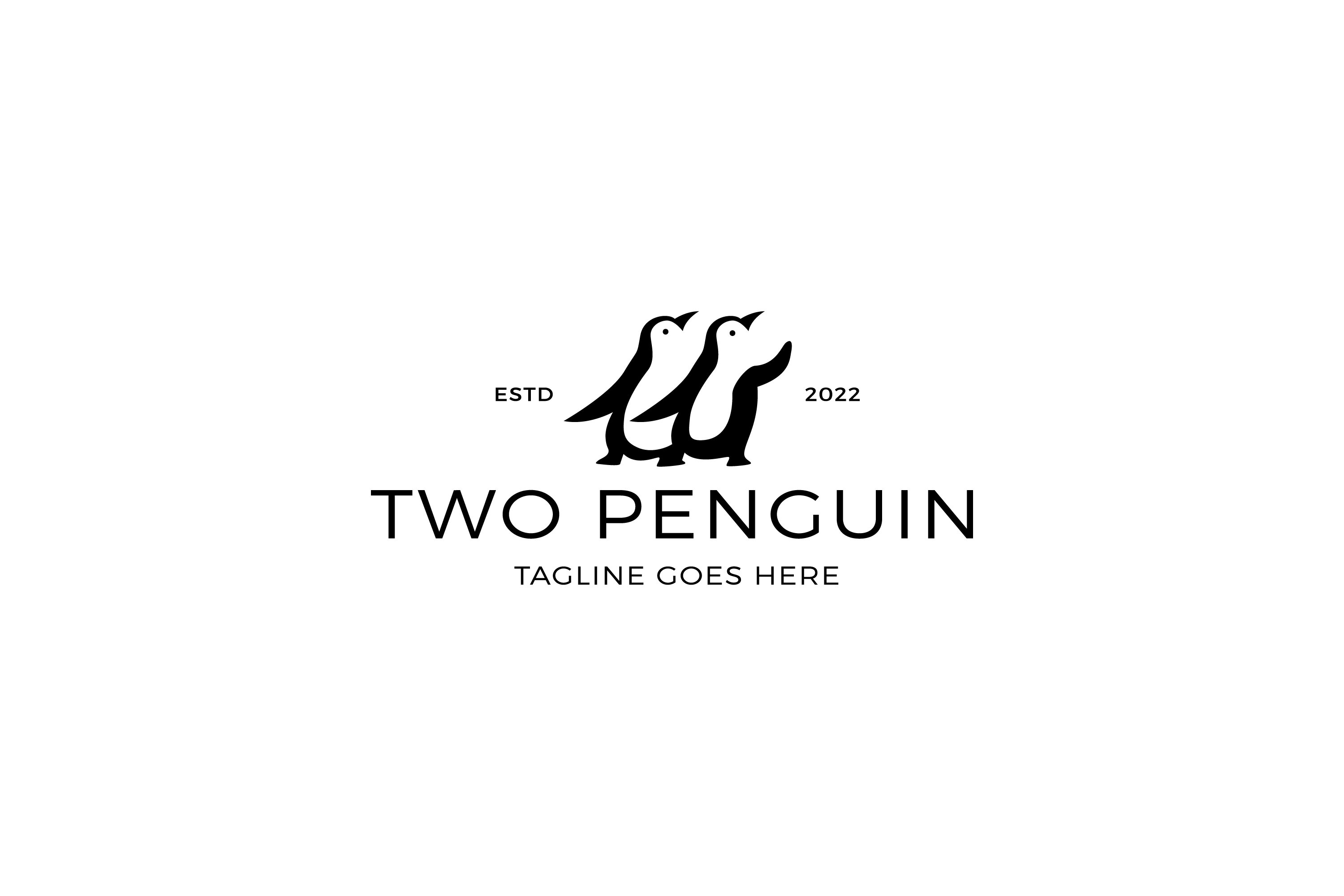 Two Penguin Logo cover image.