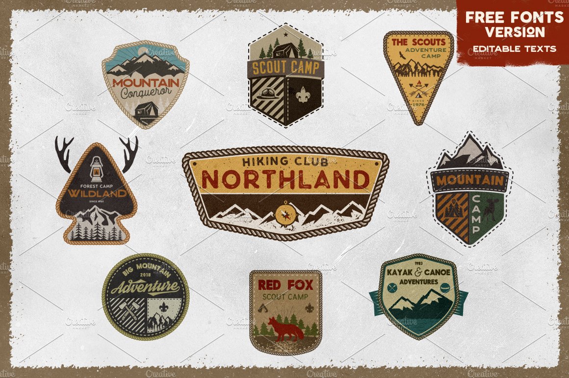 The Scouts Logos & Camping Badges preview image.