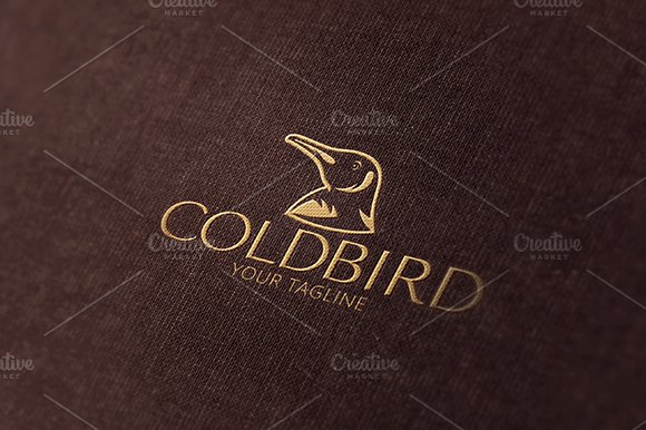 Cold Bird - Penguin Logo preview image.