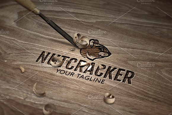 Nut Сracker - Squirrel Logo preview image.