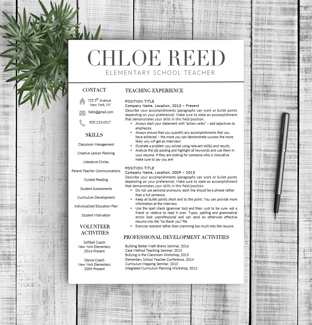 Resume & Cover Letter - Chloe preview image.