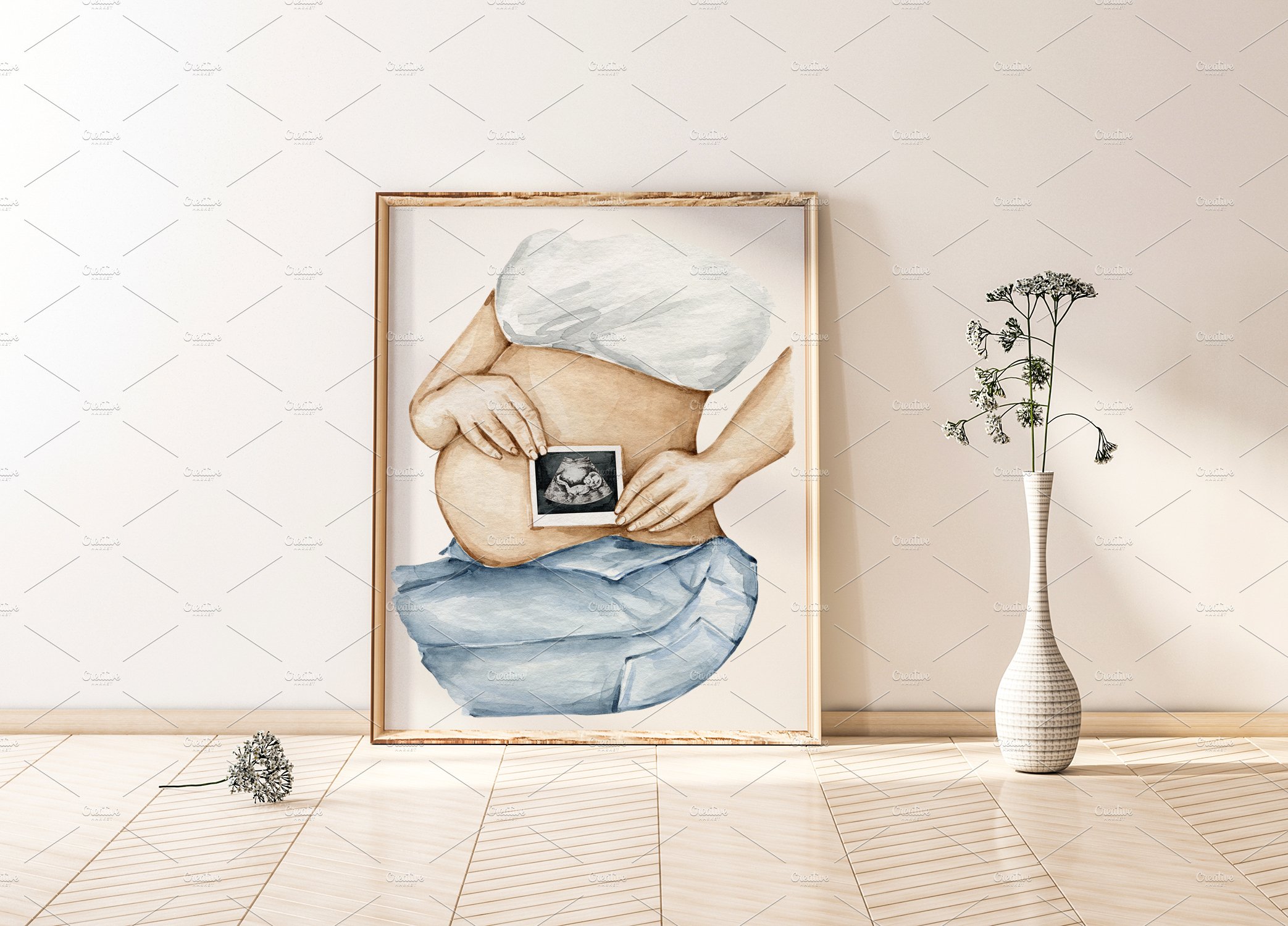 Pregnancy New Mom & Ultrasound Scan cover image.