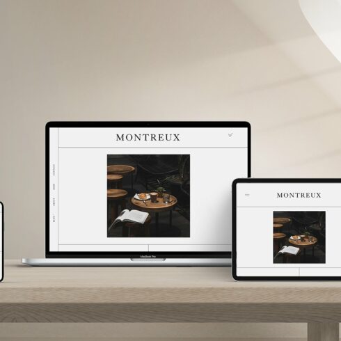 Montreux Squarespace 7.1 Template cover image.