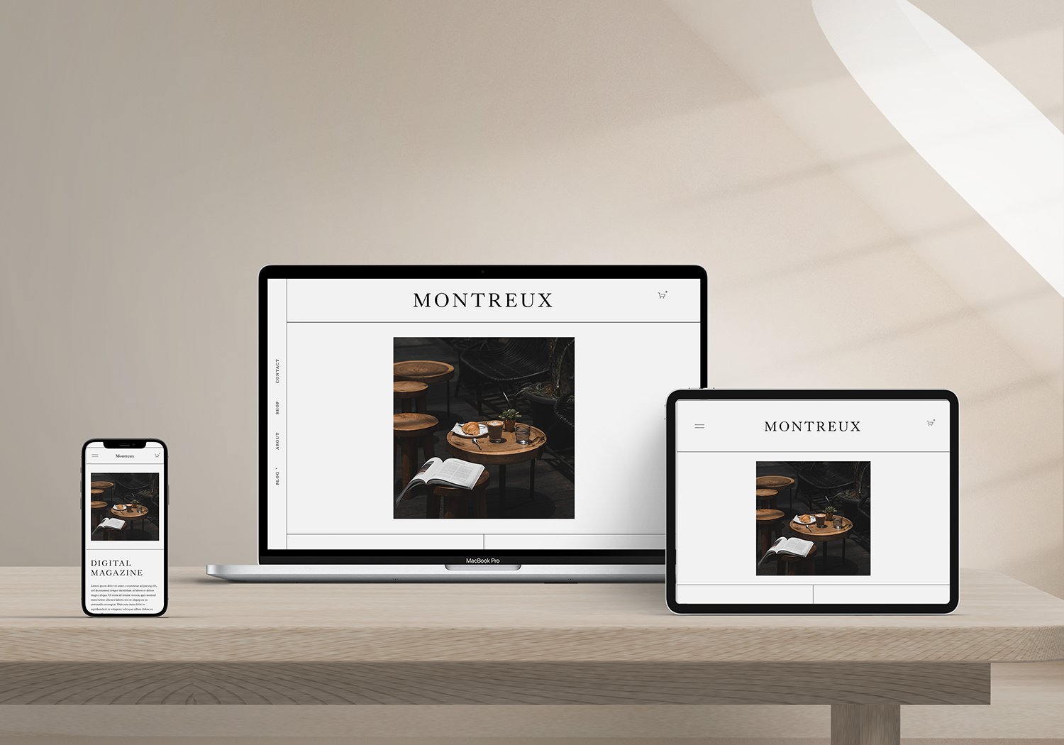 Montreux Squarespace 7.1 Template cover image.