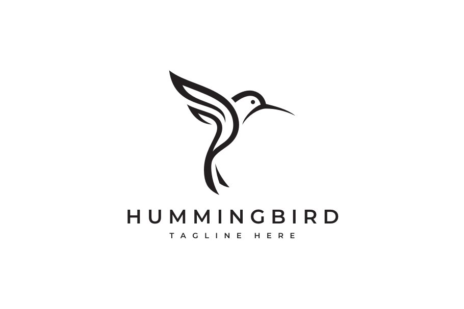 humming bird logo / business logo/ IT logo Te Template | PosterMyWall