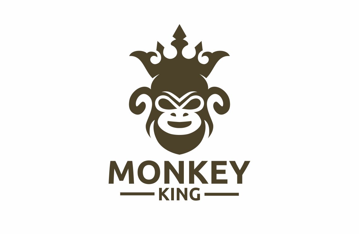 King Monkey Logo preview image.