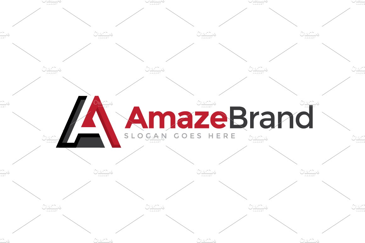 Amaze Brain Letter A Pro Logo Templates