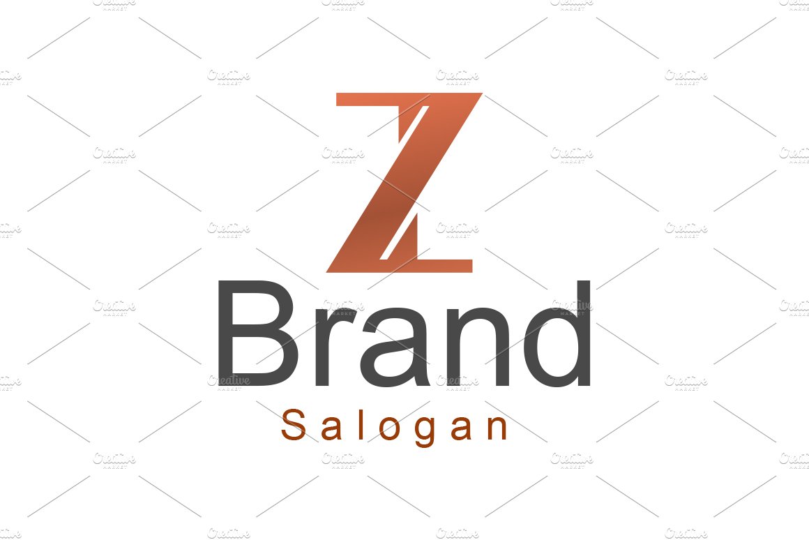 Z Logo Design preview image.