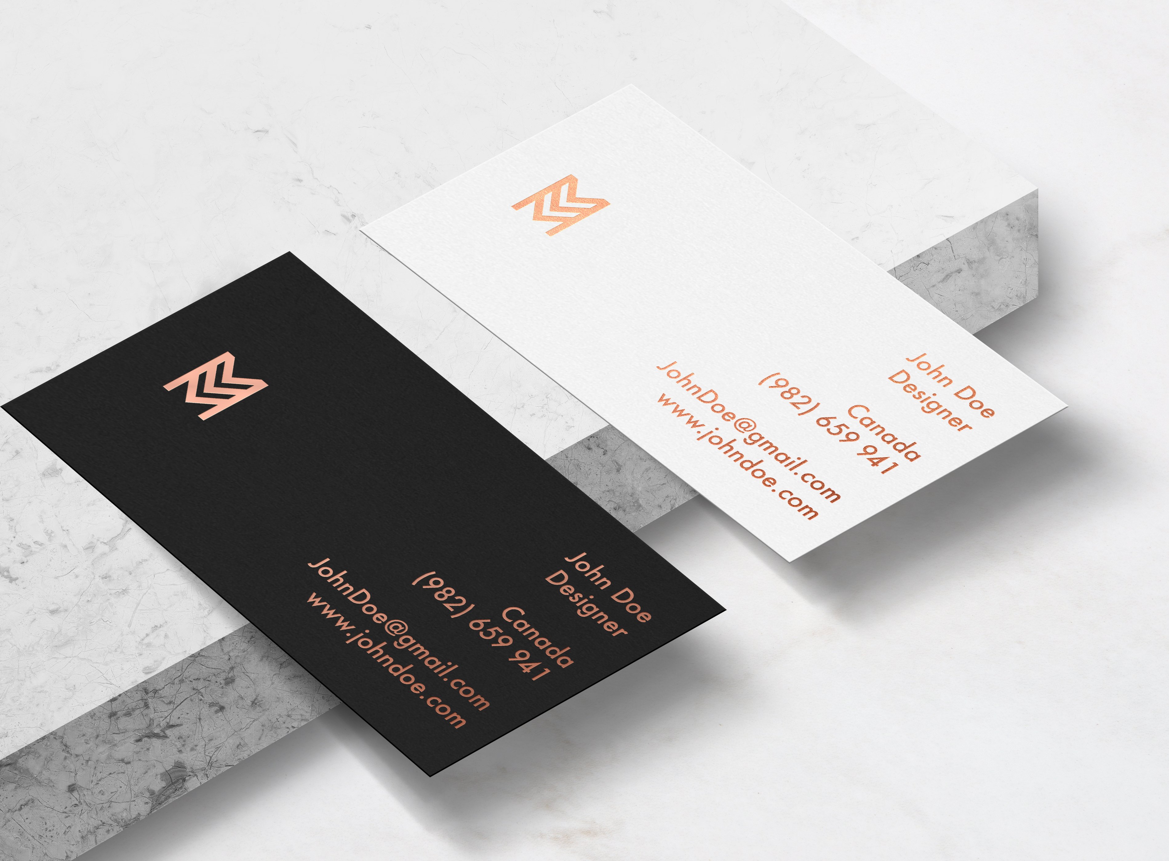 Elegant Business Card mockup cover image.