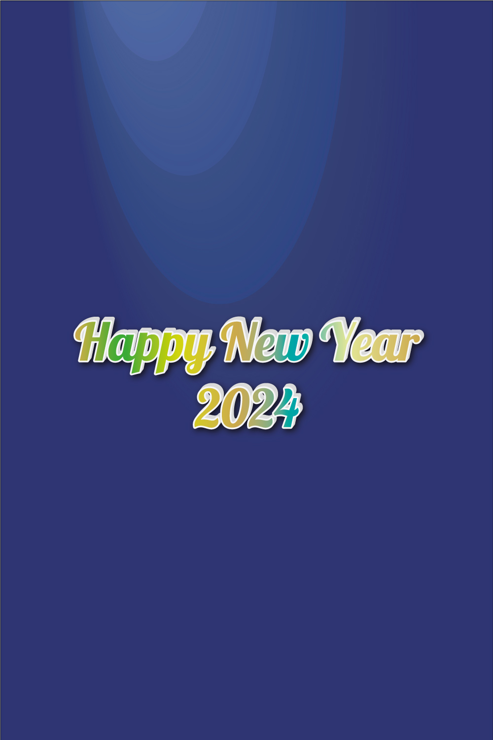 Happy New Year 3d letters, 2024 3d text effect, text effect, 3d text, typography design, editable text effect, modern ,3D Text Effect Design, pinterest preview image.