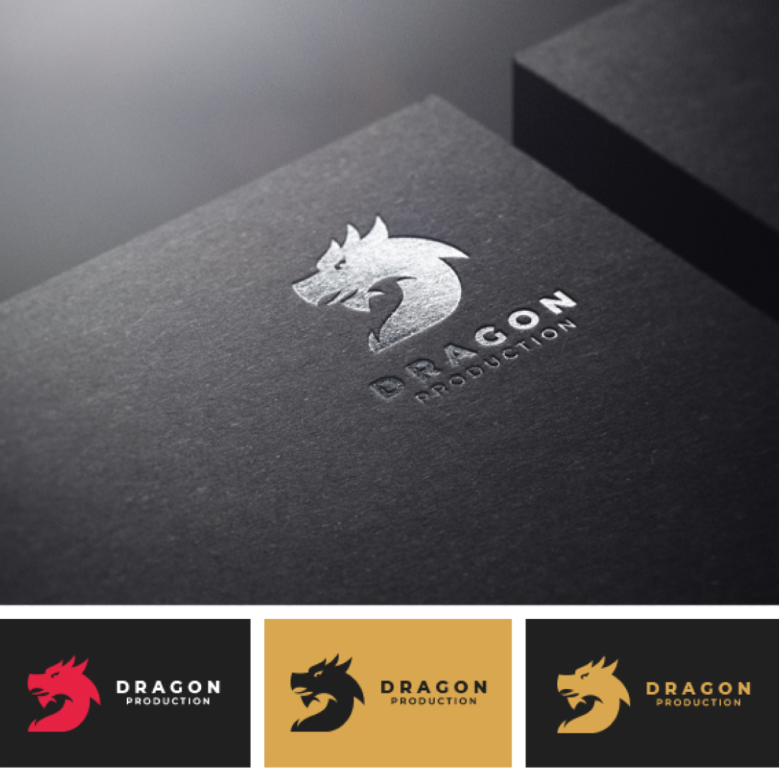 Dragon D Letter Logo Design preview image.