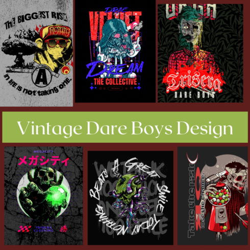 Vintage Dare Boys Design cover image.